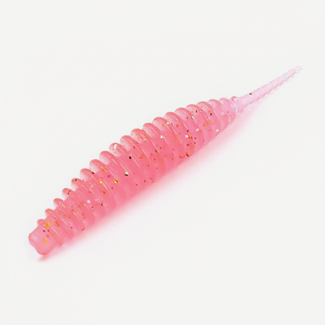 Bearking Ribbed Finesse Worms - Soft Plastic Bass Bait (20pk)