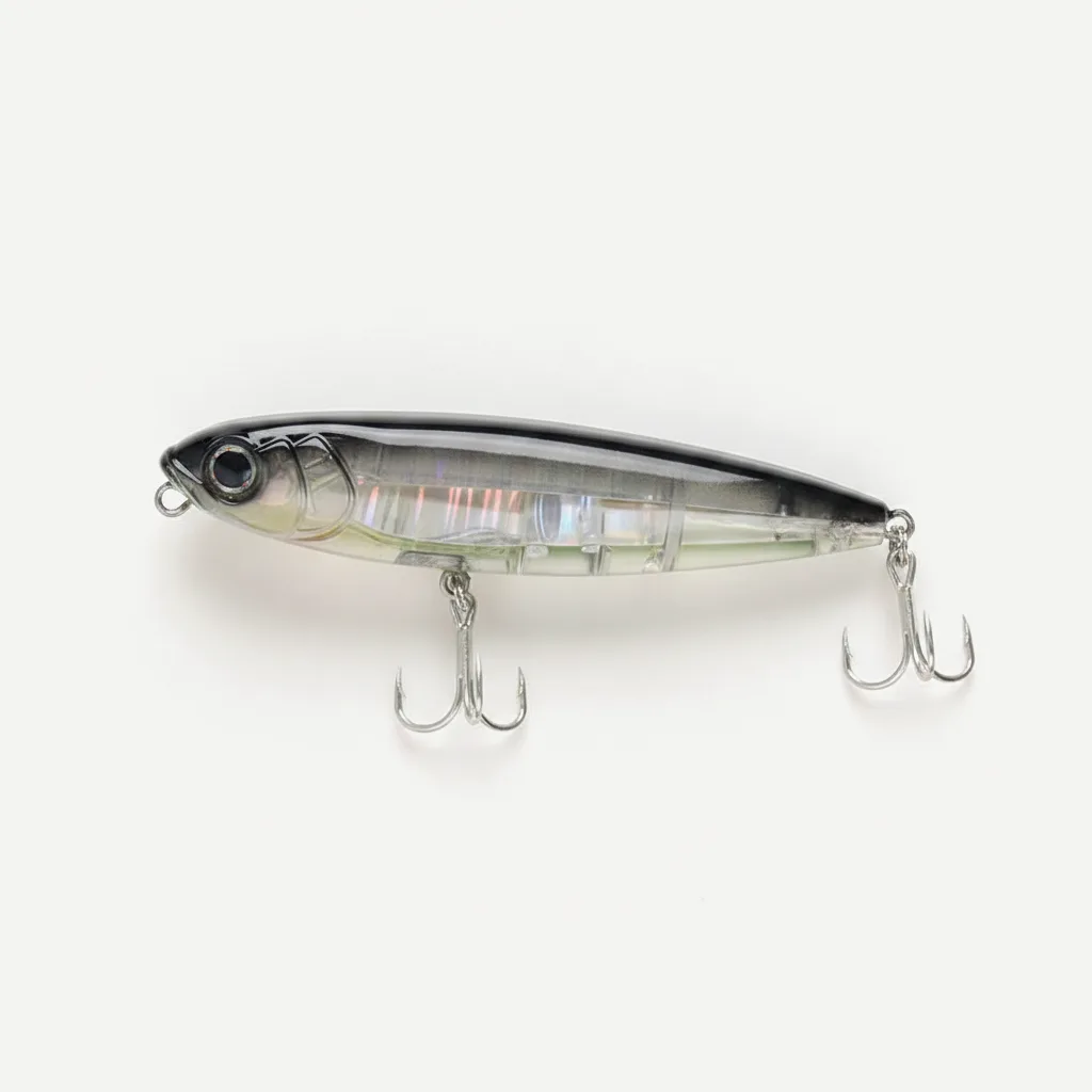 TSUYOKI 3DR Pencil Topwater Lure 100mm 17g Walk The Dog Surface Bait Reflective Flash StickBait For Seabass Yo-zuri Fish