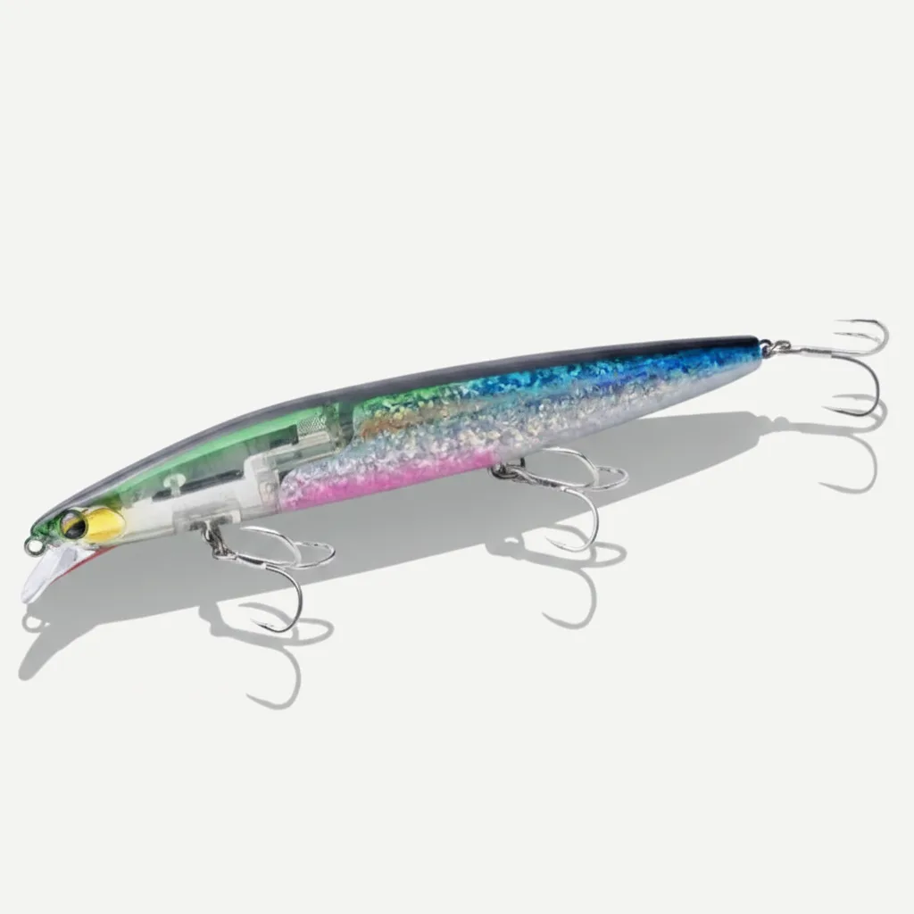 2026 Flash Blade Floating Minnow Artificial Hard Baits 145/160mm 27/32g Crazy Scale Flash Scale Fishing Lure for Largemo
