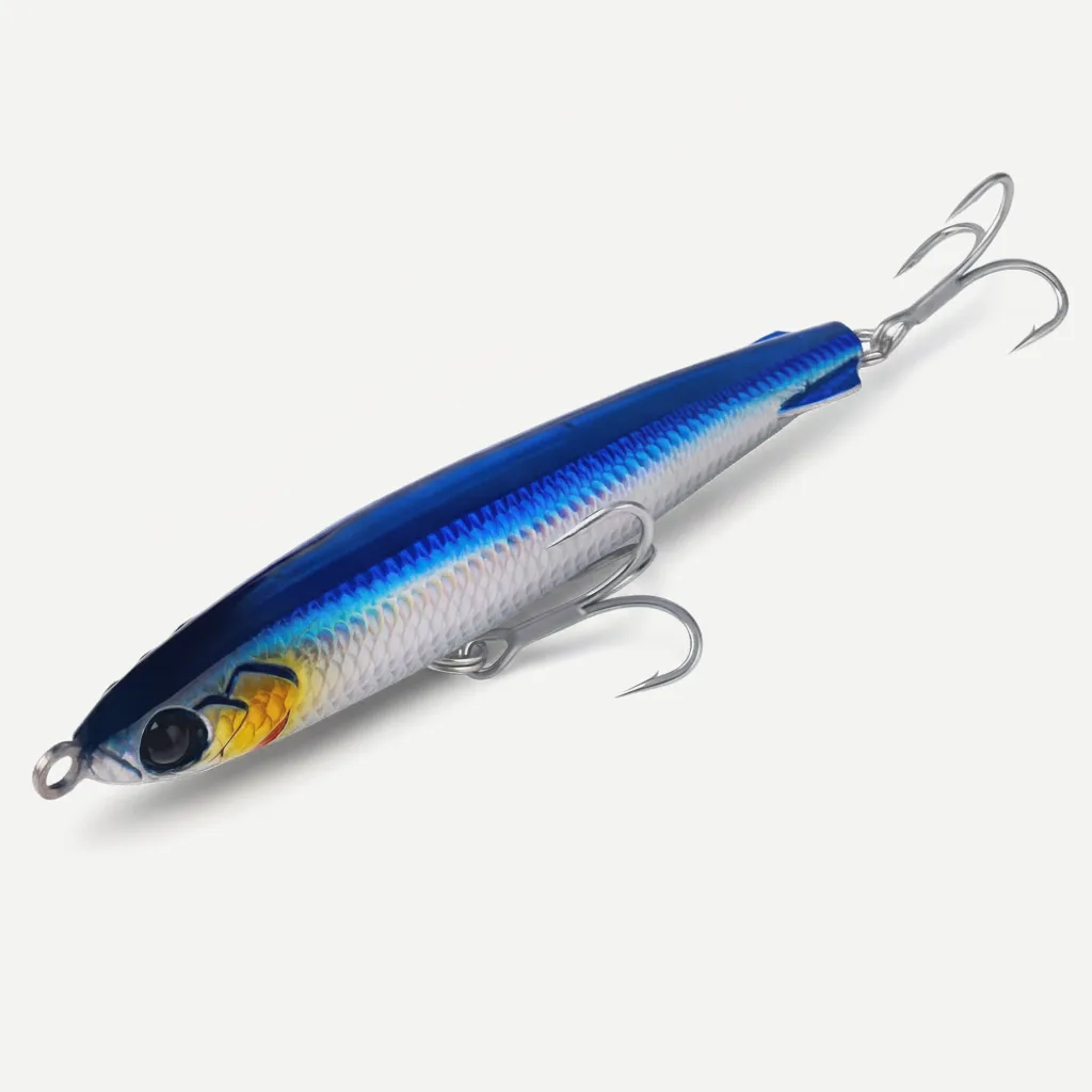 Kingdom Saltwater Fishing Lure Sinking Pencil Baits 135/160mm 62/90/110g Trout Bass Lure Treble Hook Long Casting Pecsa 