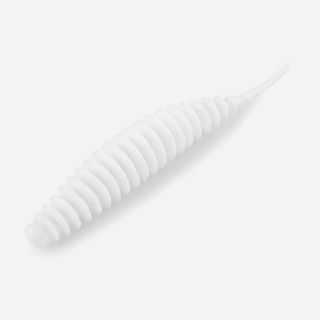 Bearking Ribbed Finesse Worms - Soft Plastic Bass Bait (20pk)