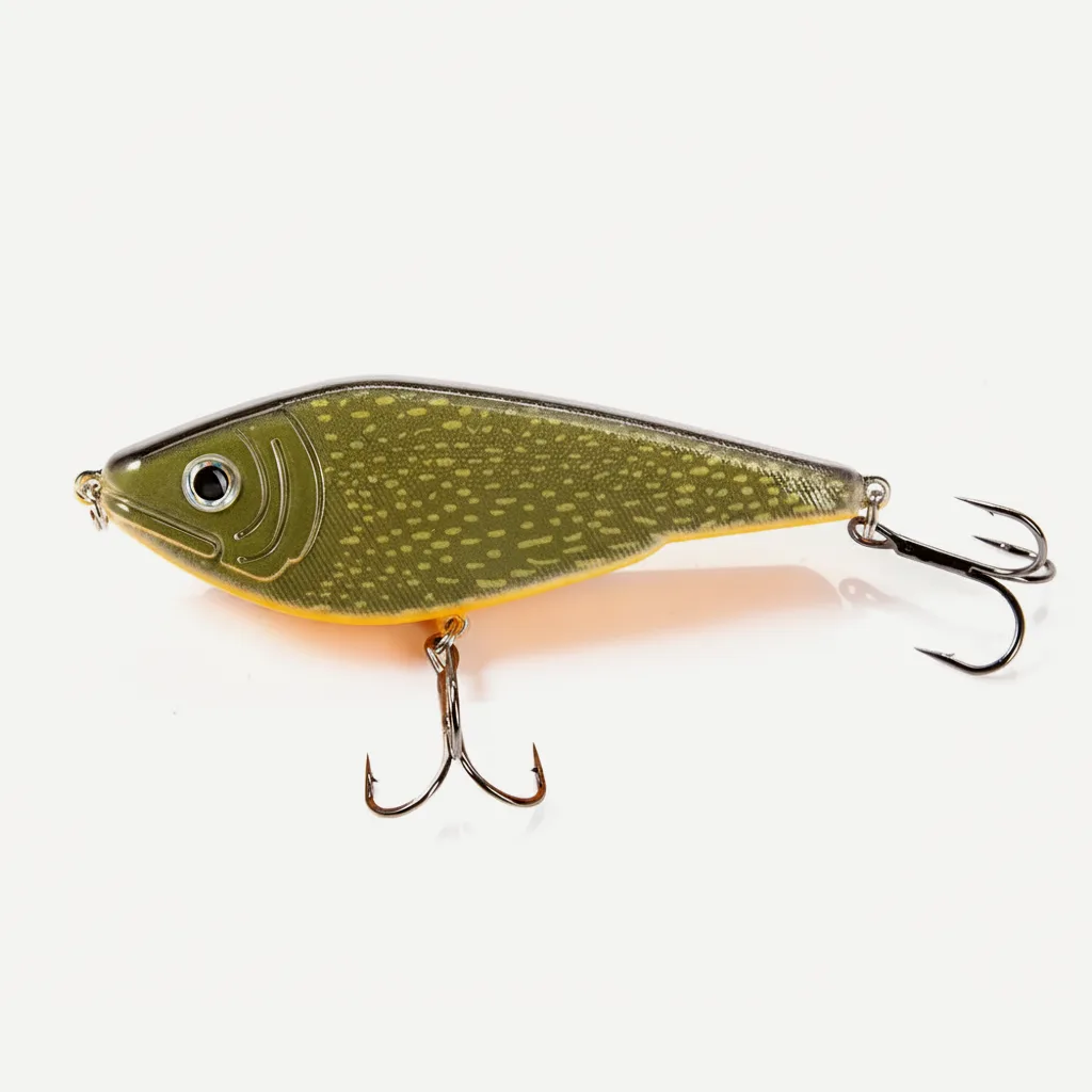 Hunthouse Jerkbait Fishing Lure Pike Baits Slow Sinking Pesca Leurre Crankbait Wobblers For Freshwater Bass Tackle LW518
