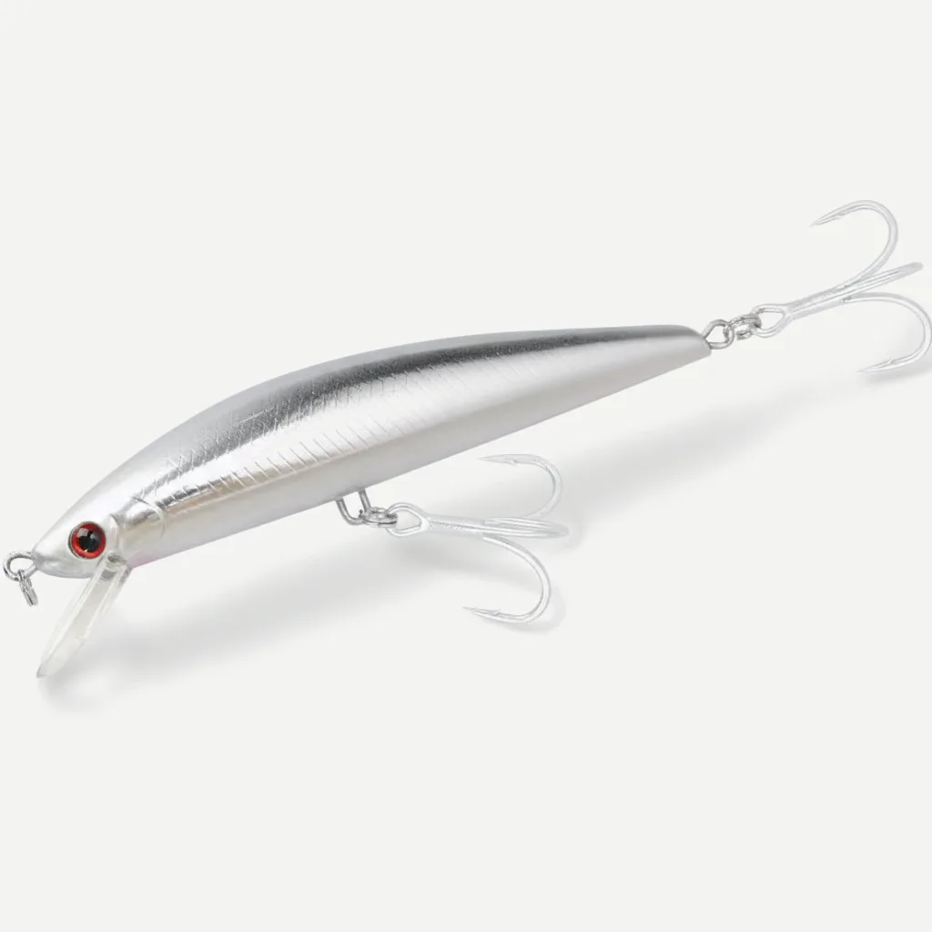 TSURINOYA 120S Sinking Minnow 12cm 40g DW37 Saltwater Hard Boat Fishing Lure Artificial Minnow Bait with Treble Hooks Wo