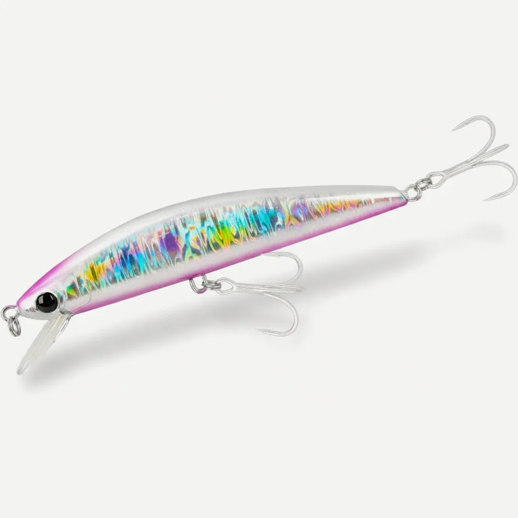 TSURINOYA 120S Sinking Minnow 12cm 40g DW37 Saltwater Hard Boat Fishing Lure Artificial Minnow Bait with Treble Hooks Wo