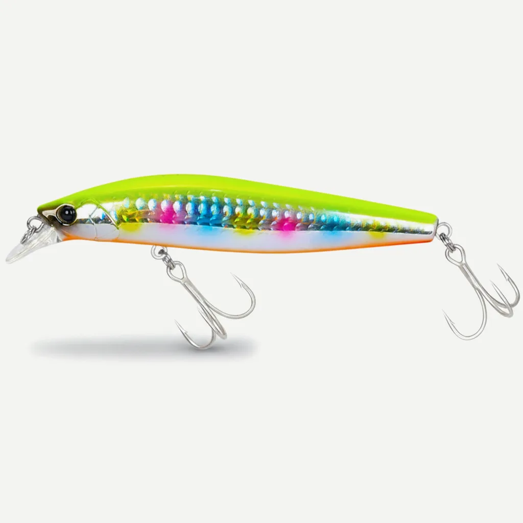 TSURINOYA 98SP Suspending Minnow Fishing Lure Stinger 98mm 14.5g Seabass Long Casting Saltwater Jerkbait Artificial Hard