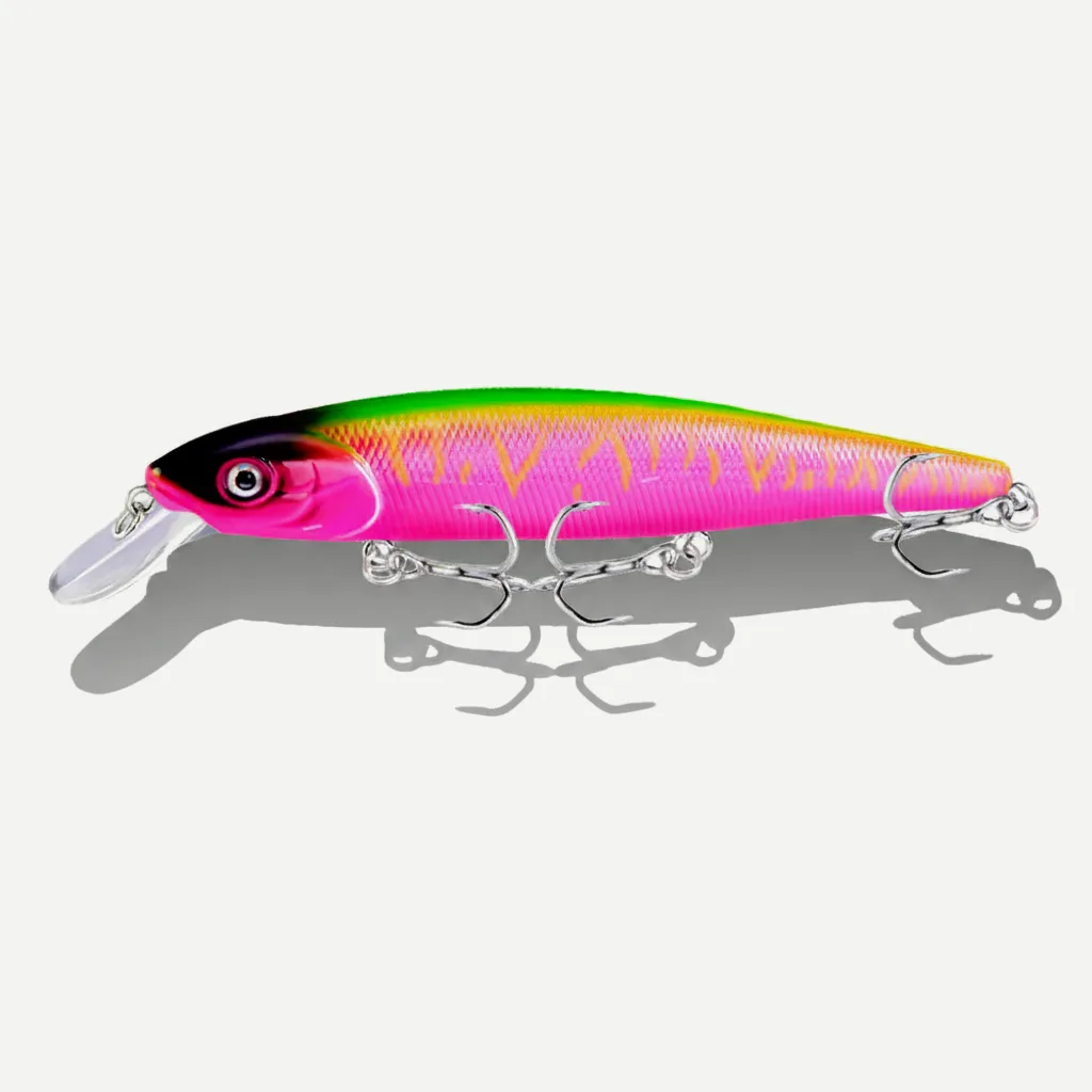 TSUYOKI Flirt Minnow Wobbler Jackall Magsquad 128sp Hard Plastic Lure Artificial Lures Bass Pike ABS Wobbler for Fish Je