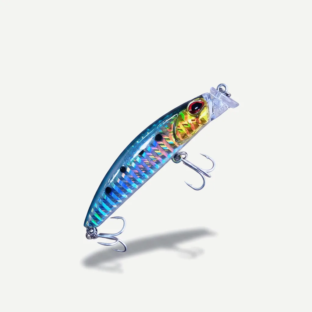 TSUYOKI Fishing Lures 2025 75mm 10g Diving 0-25cm Jerkbaits Lure Floating Duo Terrif Dc-7 Minnow Trout Lure Mackerel Sea
