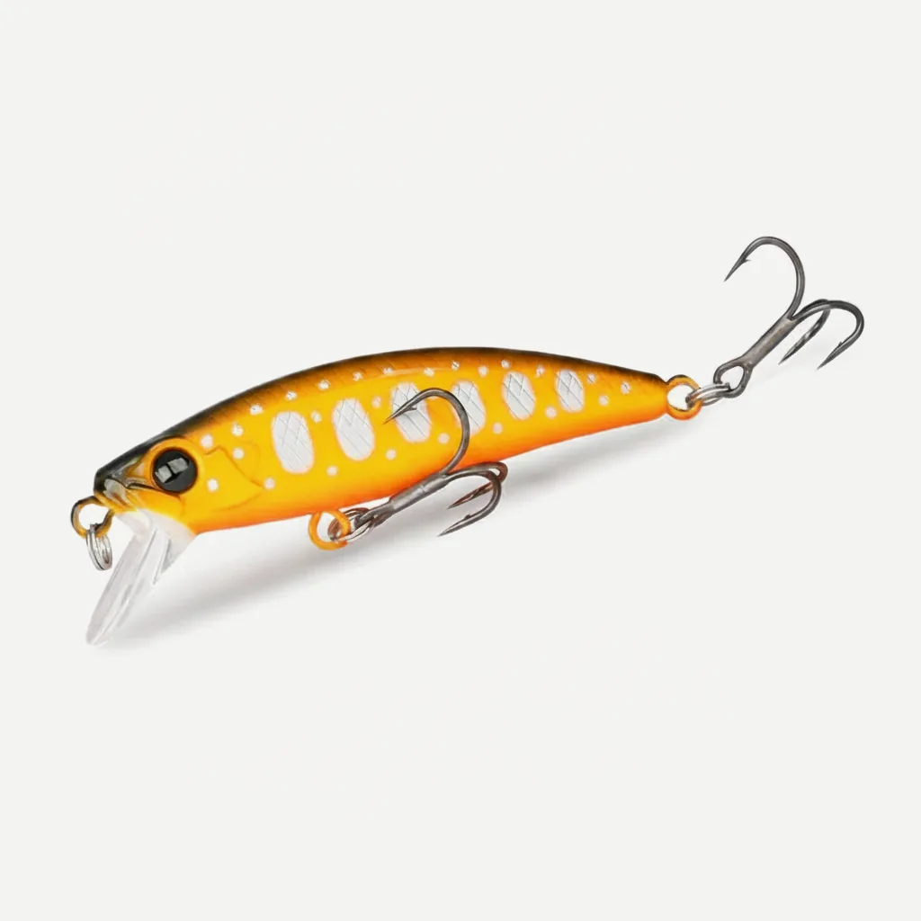 TSURINOYA Intruder 51S Sinking Minnow Stream Fishing Lure 51mm 5.8g Artificial Hard Bait For Trout Ajing Jerkbait River 