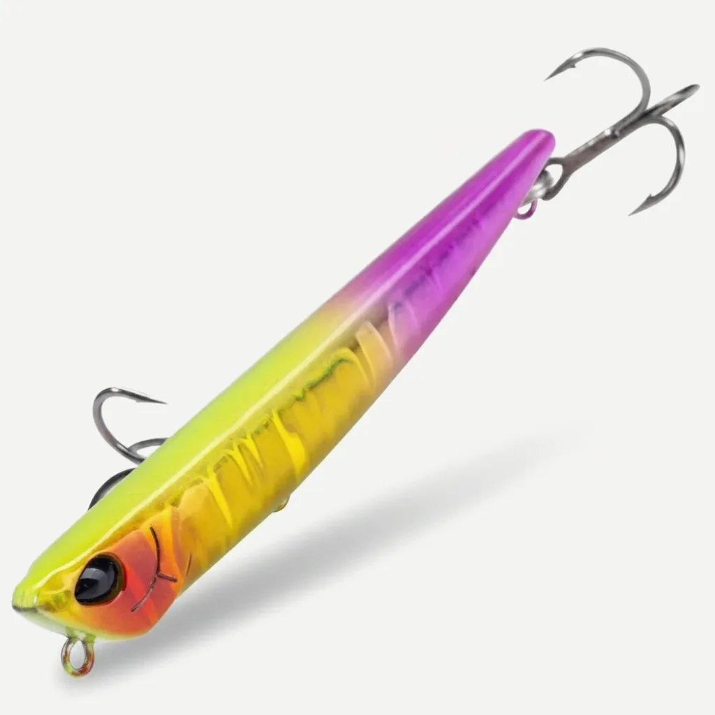 Hunthouse Bay RUF MANIC 75mm/8g Sinking Pencil Fishing Lure Stickbait BKK Hook Hard Lure for Seabass Fish