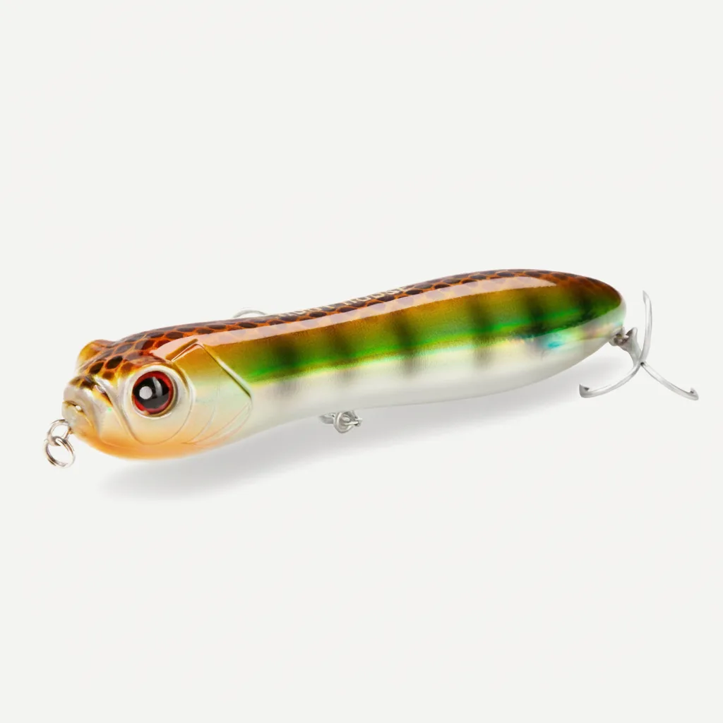 Hunthouse Pencil Fishing Lure Crazy Surface Tractor Topwater Hard Bait 130/110mm 32/21g Big Rattle Ball Loud Sound For P