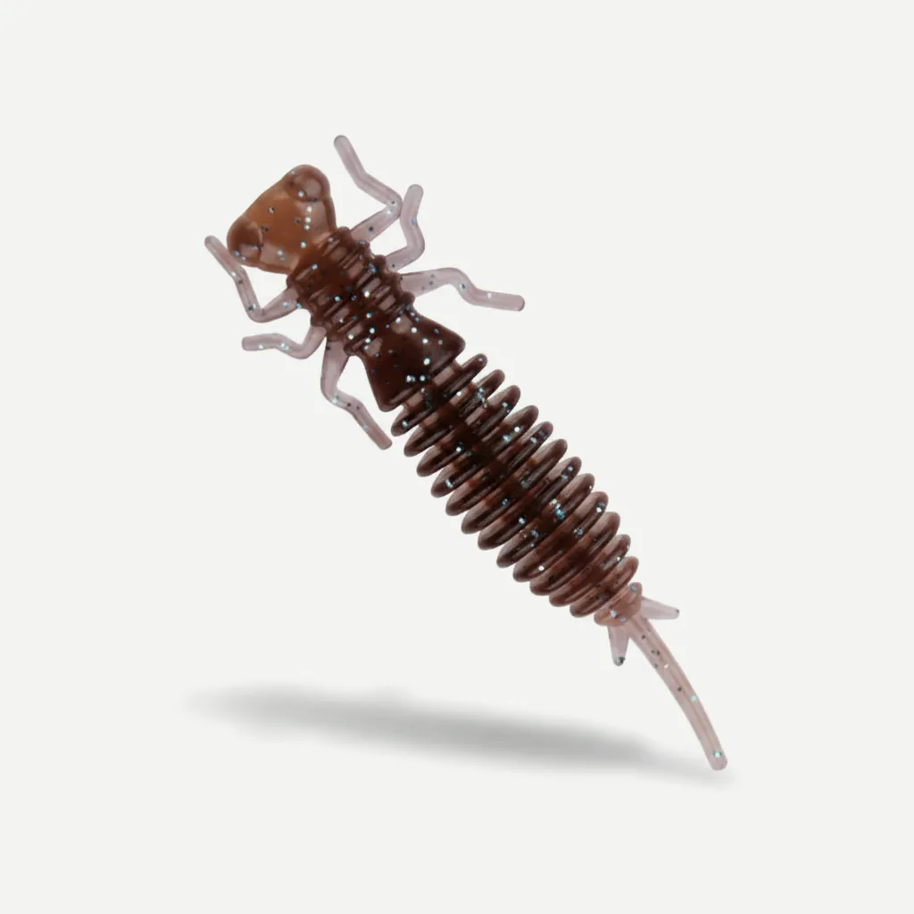 MEREDITH Larva Soft Plastic Bait - Segmented Nymph Lure