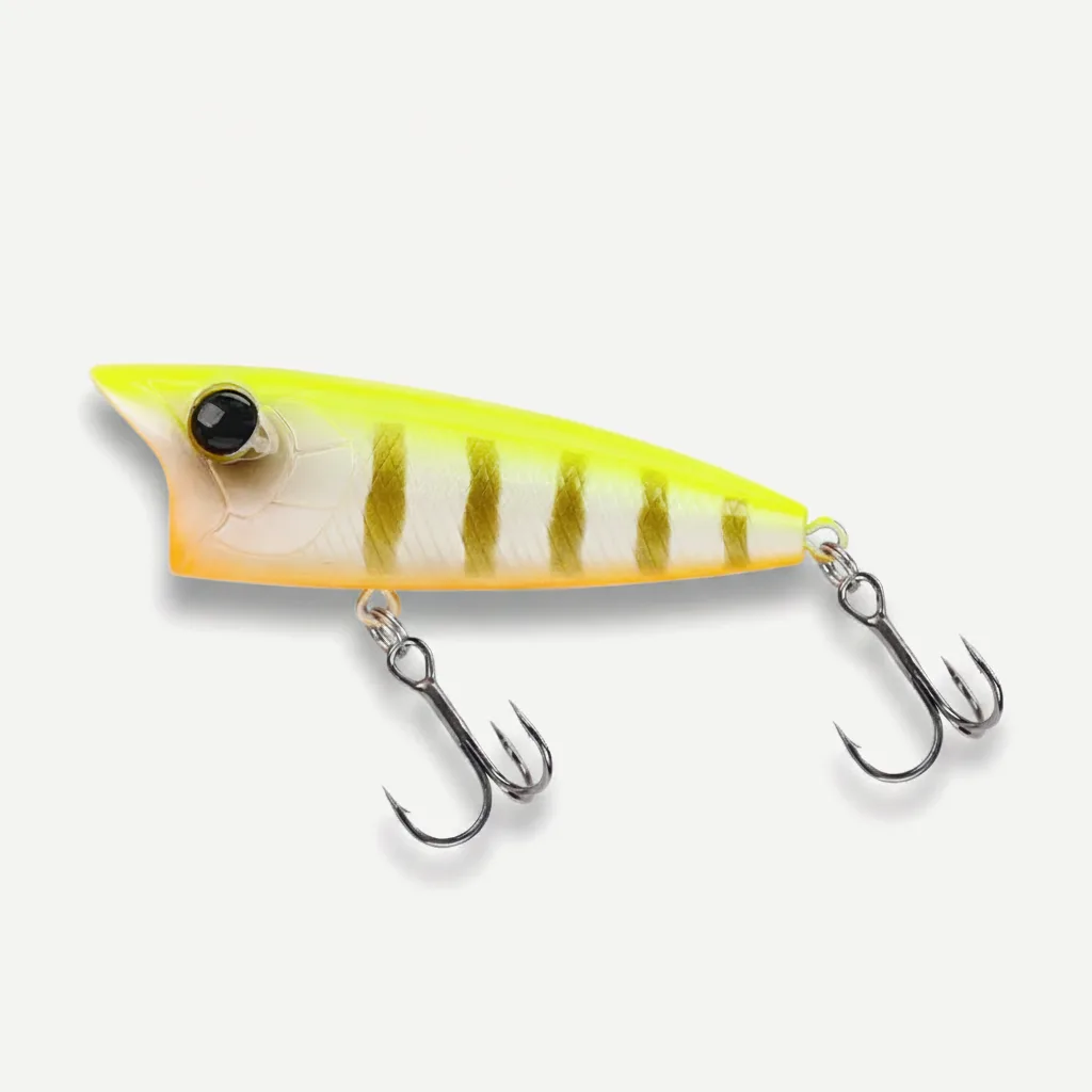 TSURINOYA 70F Popper Fishing Lure RIPPLE 70mm 12g Topwater Hard Bait For Bass Pike Long Casting Floating Wobble Surface 