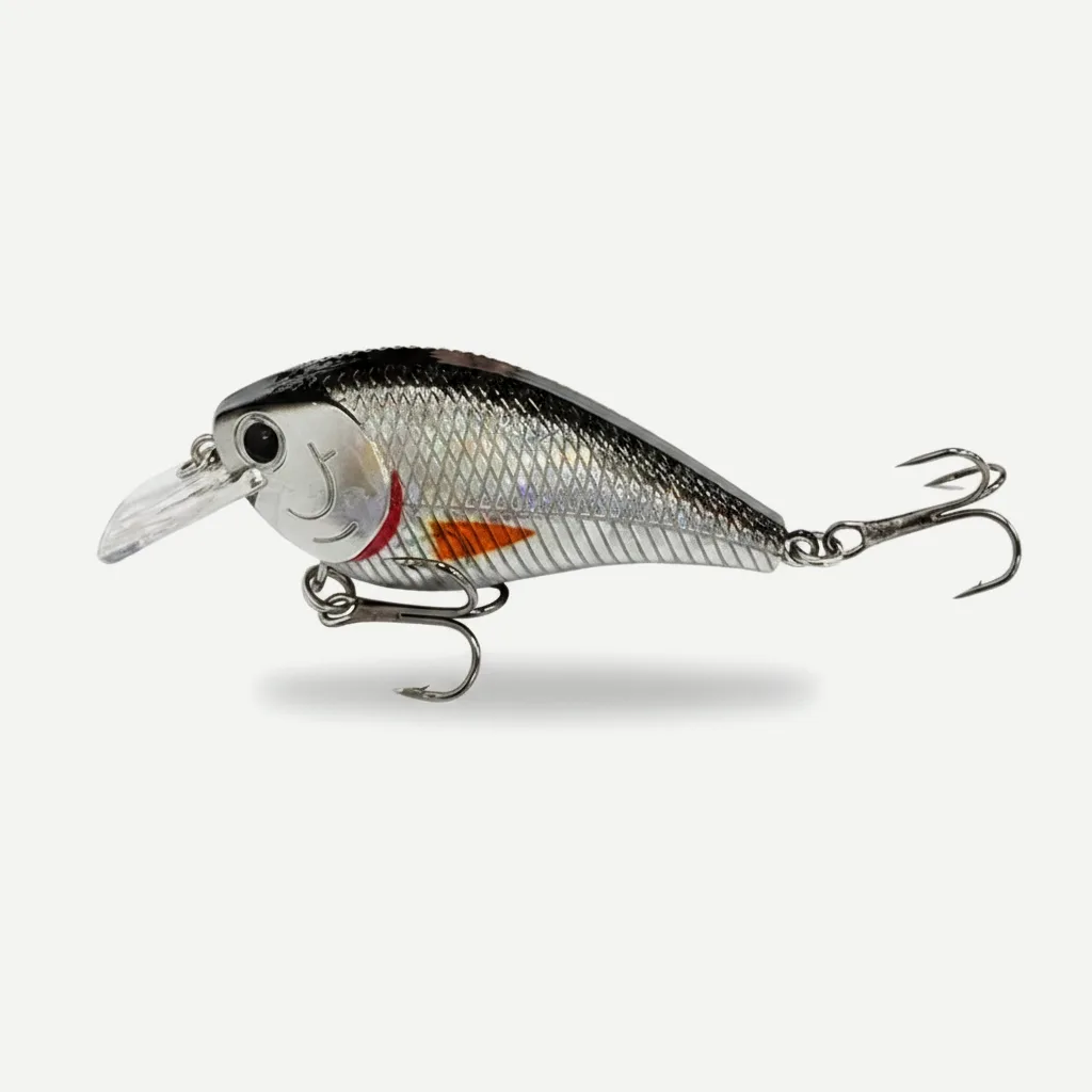 60mm 9.4g Squarebill Crankbait Fishing Lures Floating Wobblers Rattle Sound Swimbait Bass Pike Trout Carp Fishing Access