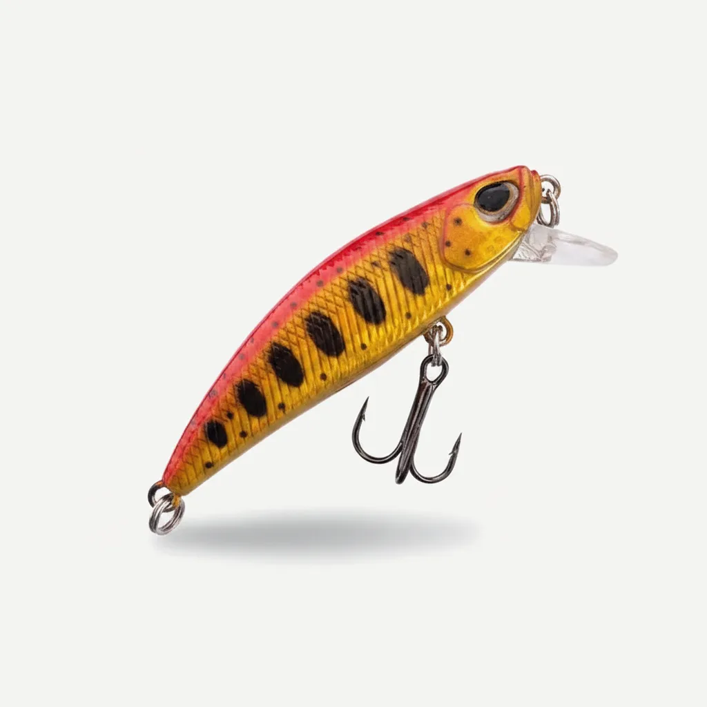 TSUYOKI Sinking Minnow Stream Lure 46mm 5g Jerkbaits Wobbler Bait for Rainbow Trout Bass Duo Spearhead Ryuki 46 Fishing 