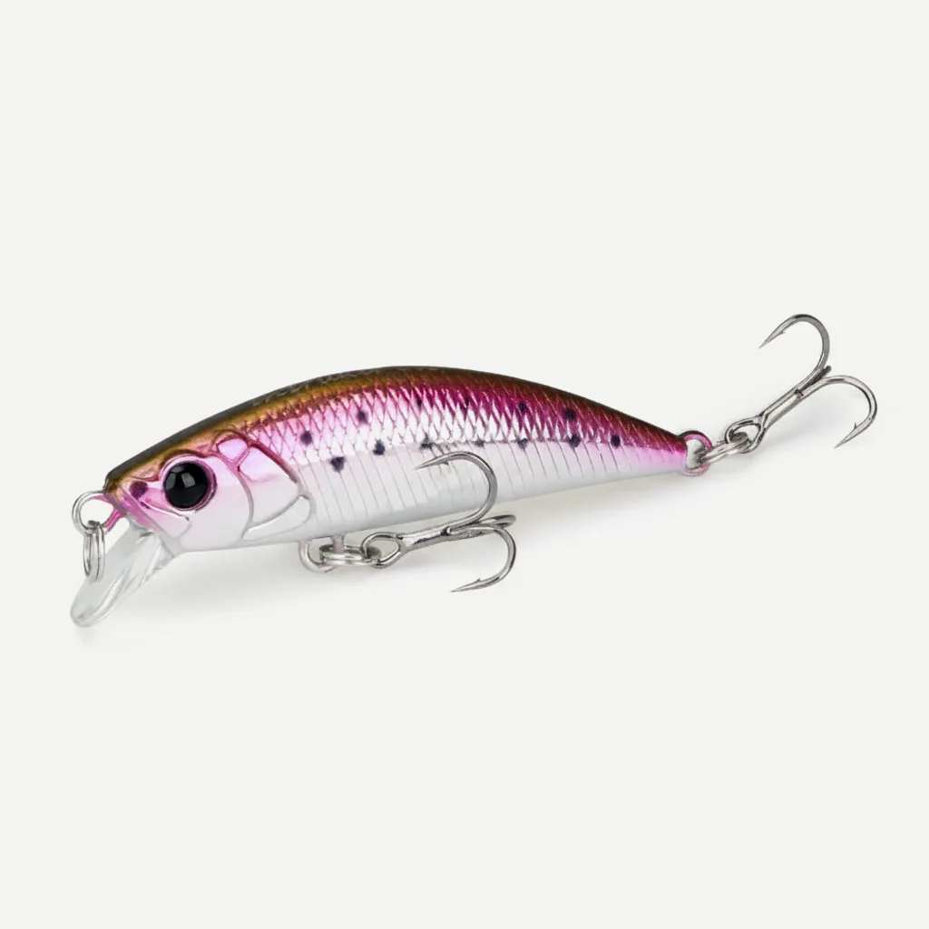 TSURINOYA 50S River Fishing Sinking Stick Bait Minnow Fishing Lure Intruder 50mm 5g Trout Area Stream Ajing Fake Fish Ha