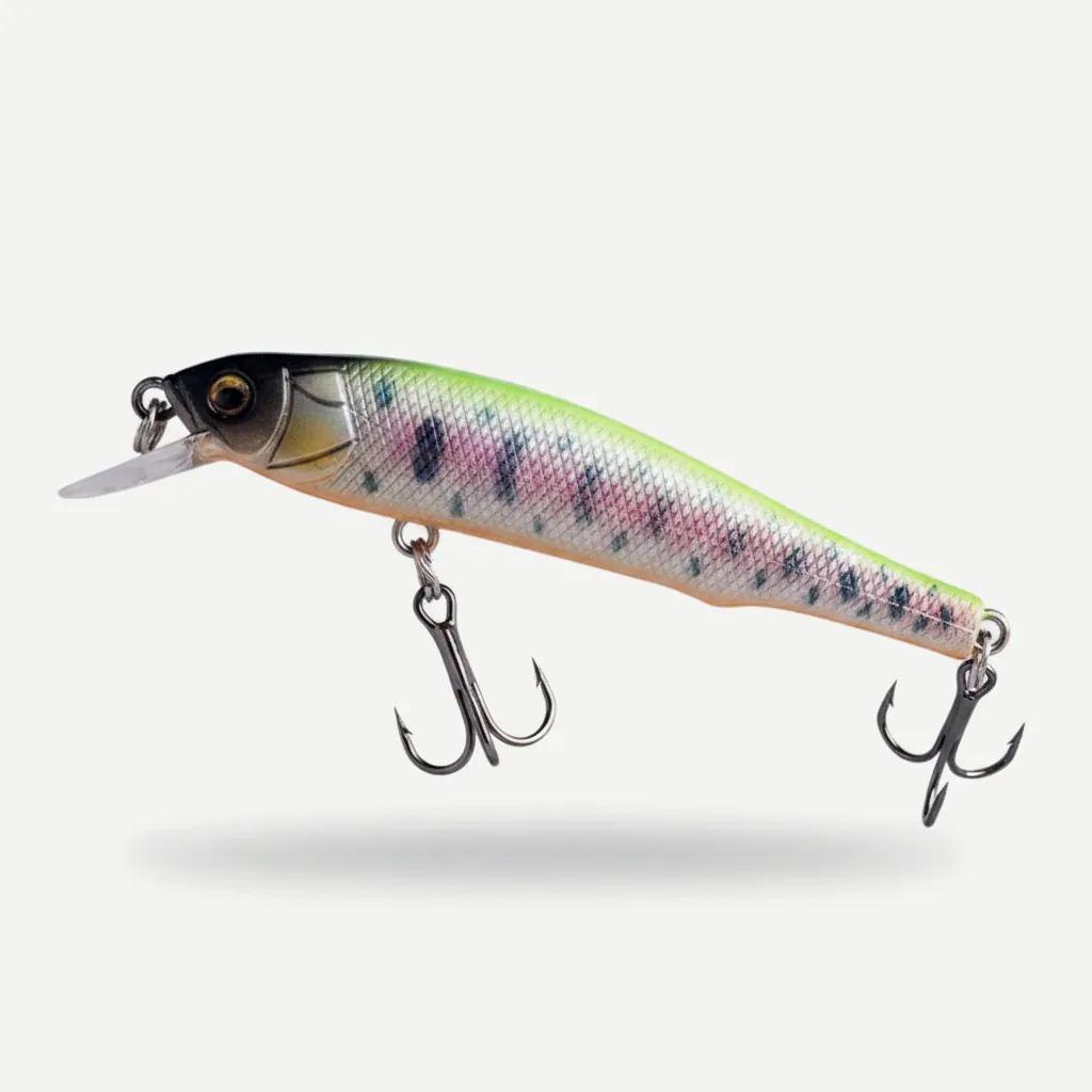TSUYOKI Minnow Fishing Lure Wobbler for Freshwater Trout Artificial Bait Pike Carp Swimbait Jackall GH 70 Flatside jerkb