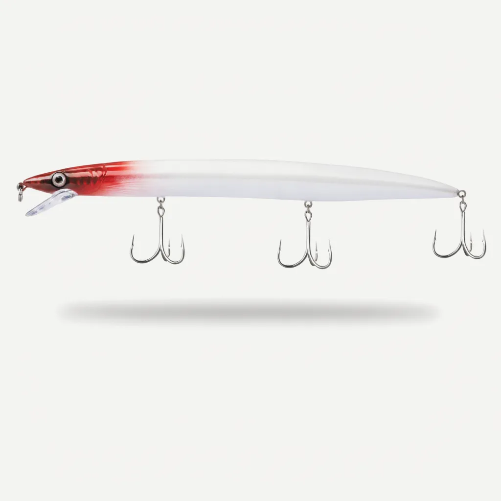 Hunthouse Sandeel Minnow Fishing Lure 143/173/208mm Long Casting Floating Wobblers Jerkbait Fish Tackle For Sea Bass LW4