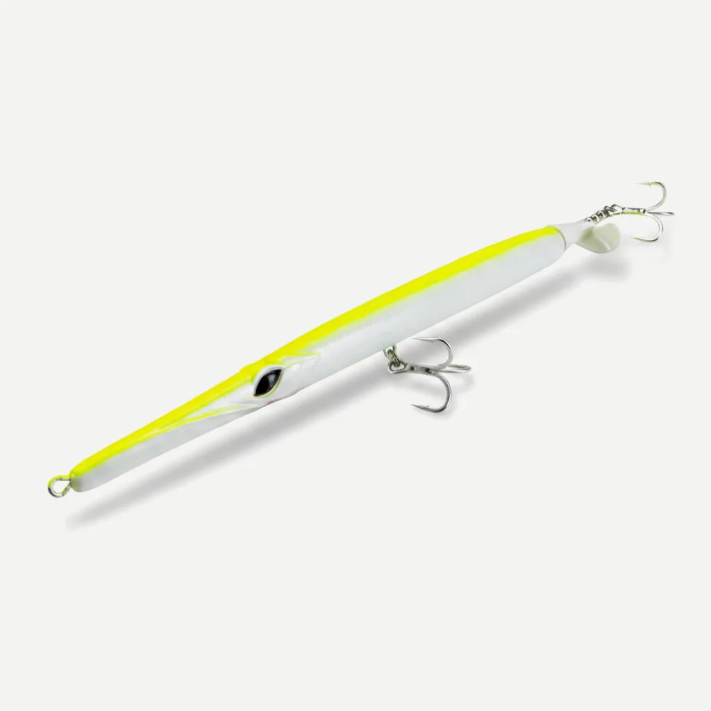 Hunthouse Propeller Needle Lure 225mm/40g Floating Pencil Fishing Baits Surface Aguglia Turbo For bluefish Seabass Tackl