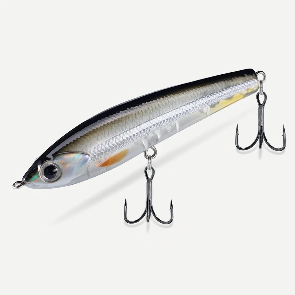 Hunthouse Topwater Floating Red Devil 75 Pencil Fishing Lure Hard Bait 75mm6g Surface Stickbait Bass Pike Artificial Fis