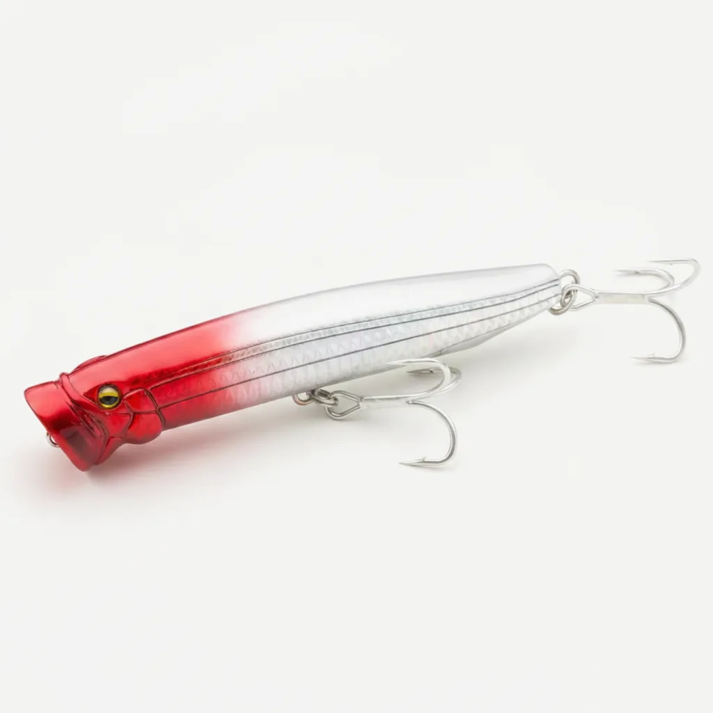 TSUYOKI New Feed Popper Fishing Lure Trolling Surface 120mm 30g Artificial Topwater Wobblers Hard Baits for Largemouth B