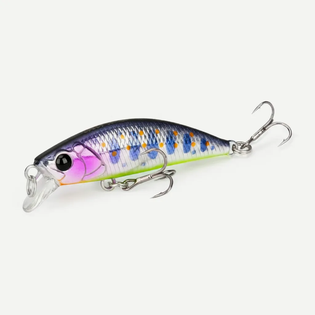 TSURINOYA 50mm 5g Sinking Minnow Fishing Lure INTRUDER 50S TROUT Artificial Jerkbait Hard Bait Pike Wobbler Stream Crank