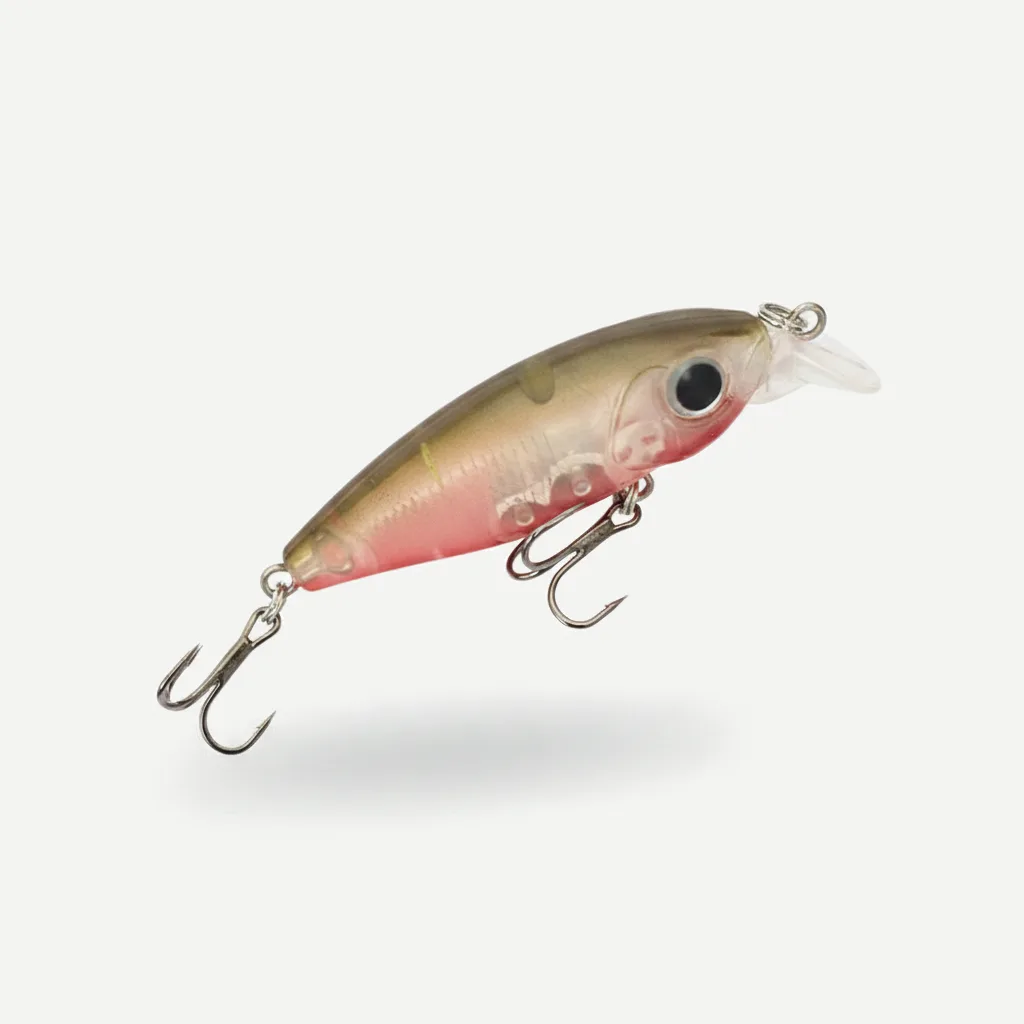 TSUYOKI 45mm 4g Floating Mini Minnow Fishing Lures Smith Artificial Baits for Pesca Bass Sunfish Gunship 45F Fishing Acc