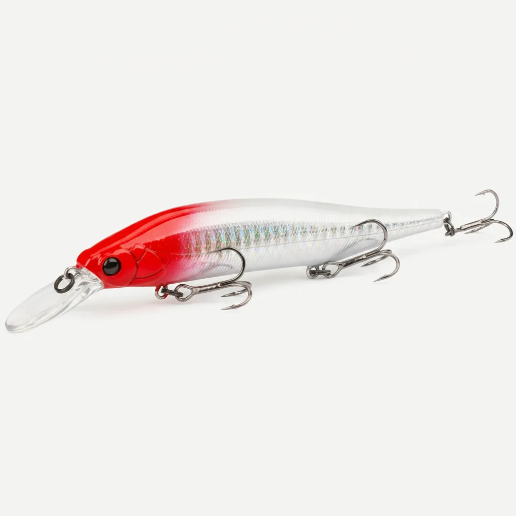 TSURINOYA 115mm 17.2g 115SP  Suspending Minnow  Weight System Fishing Lure AURORA Pike Bass Jerkbait Hard Bait