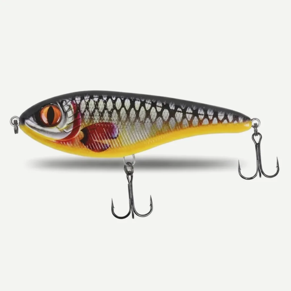 TSUYOKI Musky Jerkbaits Slow Sinking Slider Lures 90mm/105mm Loud Sound Crankbaits Westin Lure Jerkbait Fishing for Pike