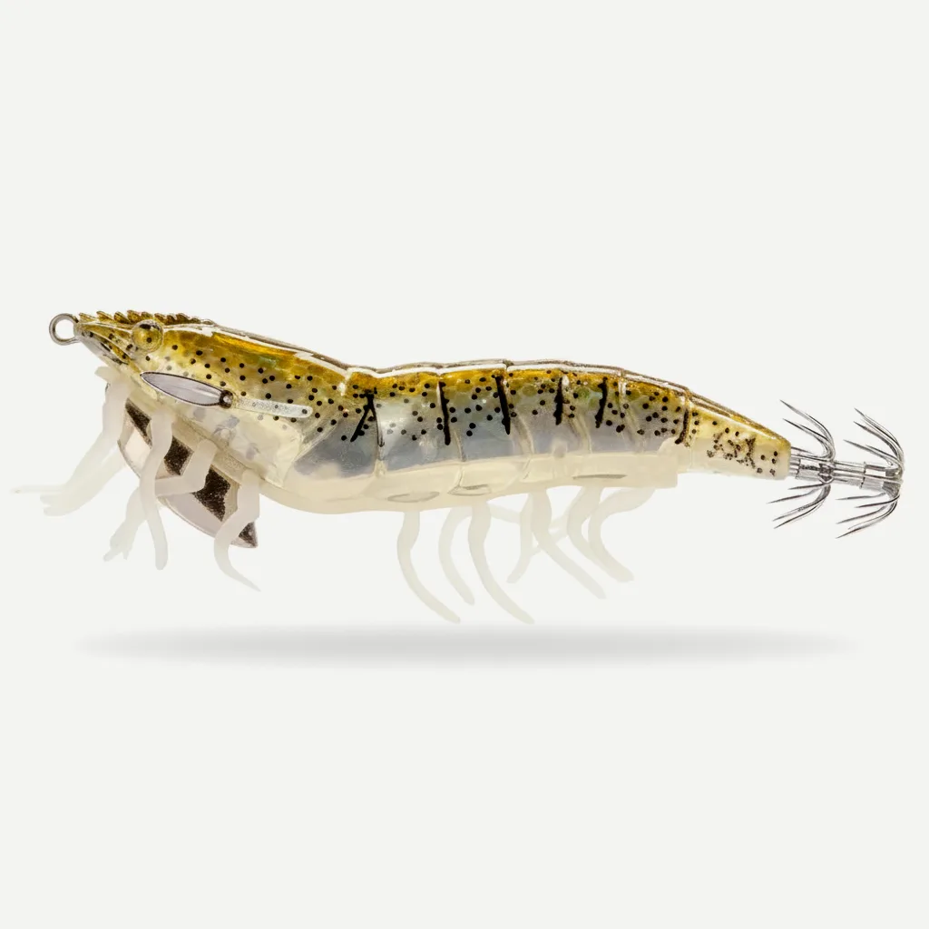 Hunthouse 3D Hybrid Jig Shrimp Egi 115mm/20g EGI Hook Luminous Artificial Hard Lure Fishing Tackle for Squid Octopus LW2