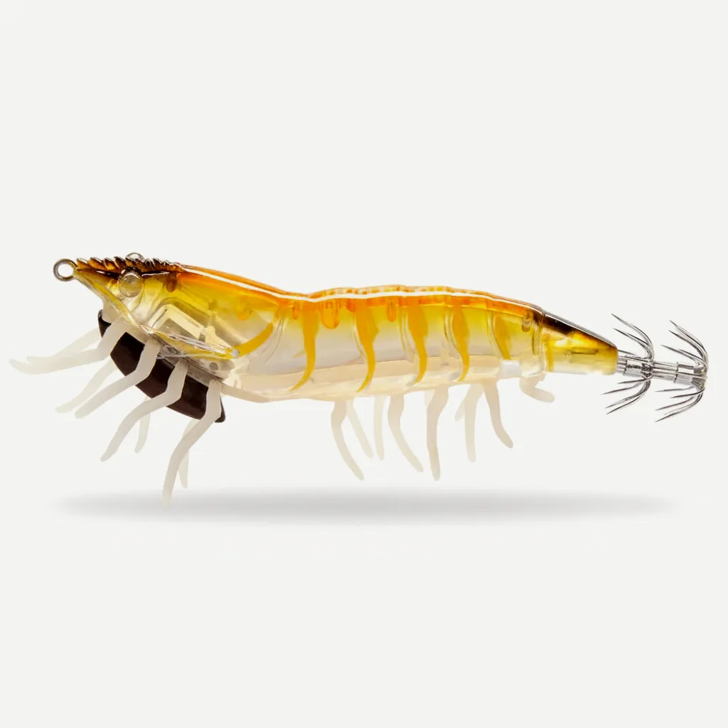 Hunthouse 3D Hybrid Jig Shrimp Egi 115mm/20g EGI Hook Luminous Artificial Hard Lure Fishing Tackle for Squid Octopus LW2