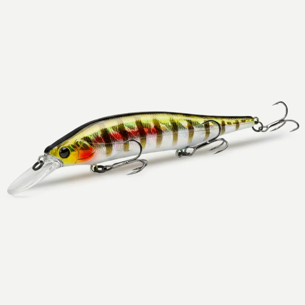 TSURINOYA 115mm 17.2g 115SP  Suspending Minnow  Weight System Fishing Lure AURORA Pike Bass Jerkbait Hard Bait