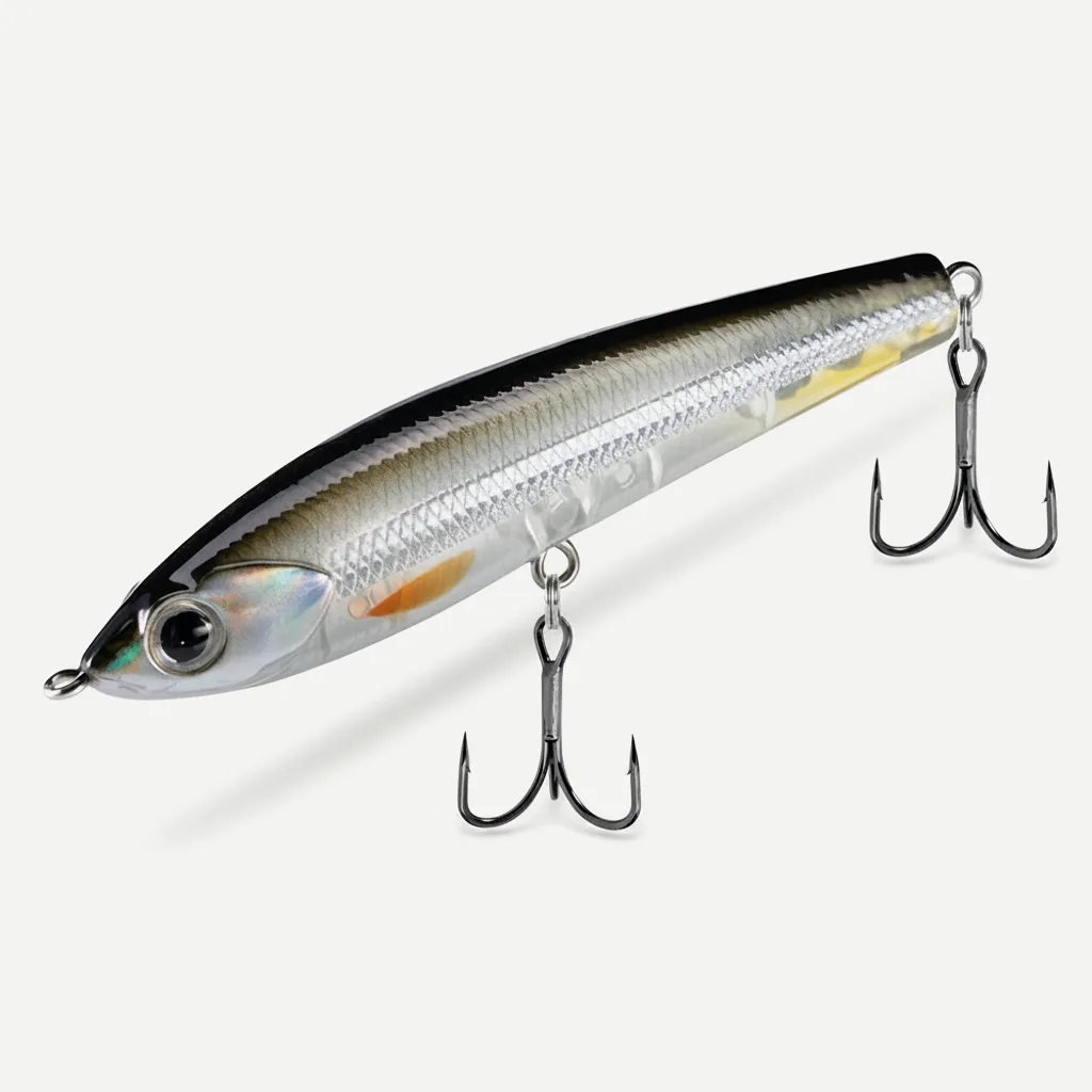 Hunthouse Red Devil Pencil Fishing Lure Topwater Floating Hard Bait 75mm 6g Surface Stickbait Bass Pike Artificial Fish 