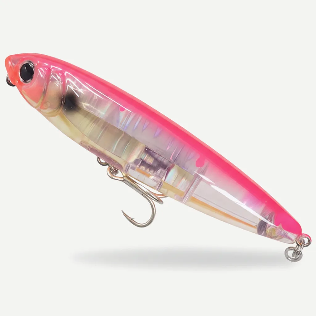 TSUYOKI 3DR Pencil Topwater Lure 100mm 17g Walk The Dog Surface Bait Reflective Flash StickBait For Seabass Yo-zuri Fish