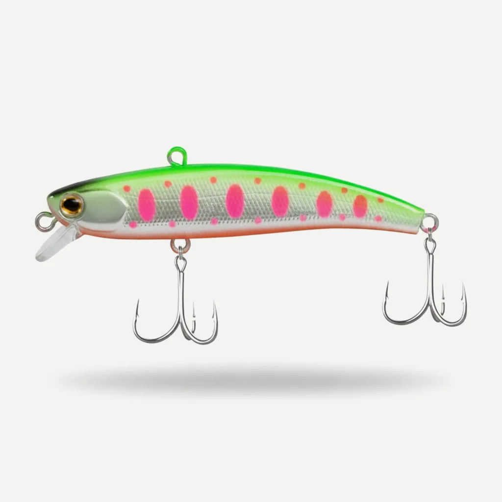 TSUYOKI Vibration Sinking Baits Winter Fishing Lure Lipless VIB Rattin Wobbler Ice Balance Rattlin Lures For Pike IMA Ko