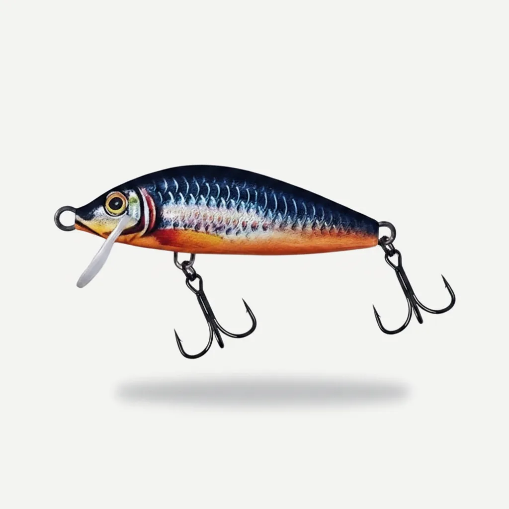 TSUYOKI Jerkbait Wobbler Stream Bait 5cm 5g Sinking Minnow Lure for Fishing Perch Brown Trout Countdown Elite CDE50 Pesc