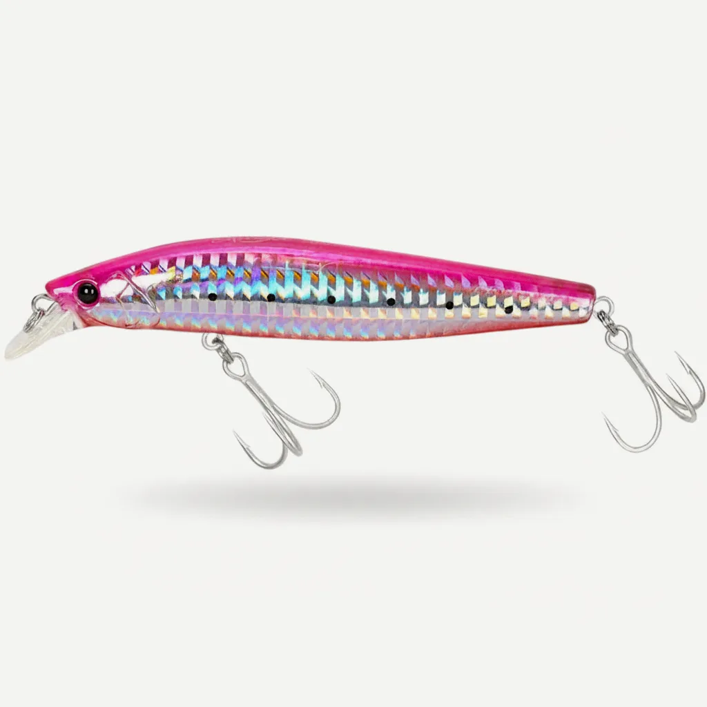 TSURINOYA 98SP Suspending Minnow Fishing Lure Stinger 98mm 14.5g Seabass Long Casting Saltwater Jerkbait Artificial Hard