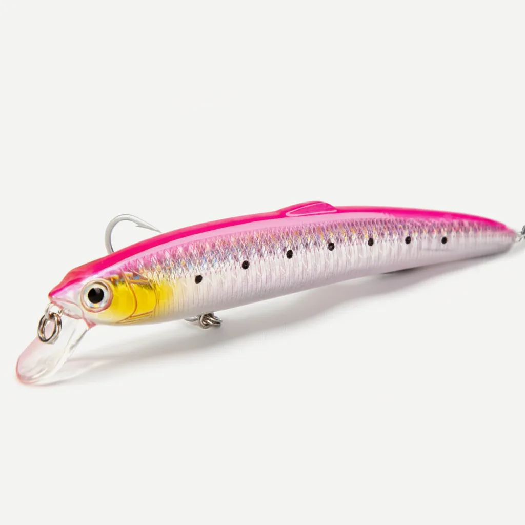 Hunthouse Saruna Minnow Fishing Lure 90&125&147mm Floating Jerkbait Hard Minnow Bait For Seabass Artificial Jerk Baits L