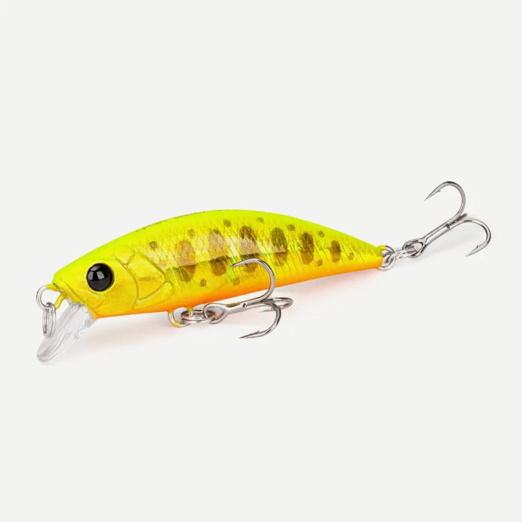 TSURINOYA 50S Sinking Minnow Fishing Lure 50mm 5g INTRUDER Trout Artificial Hard Baits Jerkbait Long Casting Stream Tack
