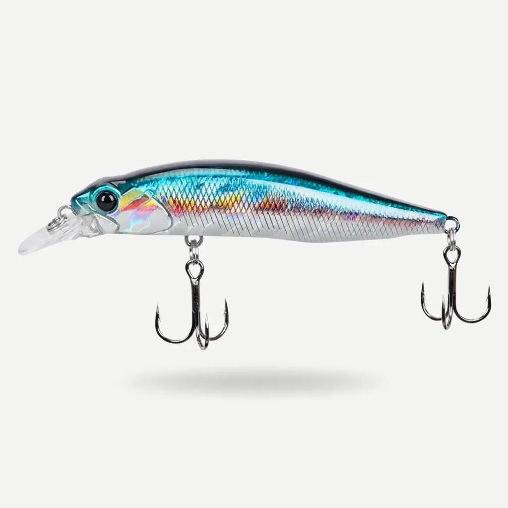 TSURINOYA Jerkbait DW101 77mm 8.5 Suspending Minnow Fishing Lure 77SP Artificial Hard Baits Movement System Pike Fishing