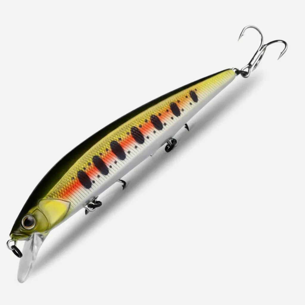 BEARKING 130mm Floating Minnow Crankbait with Tungsten Weight System