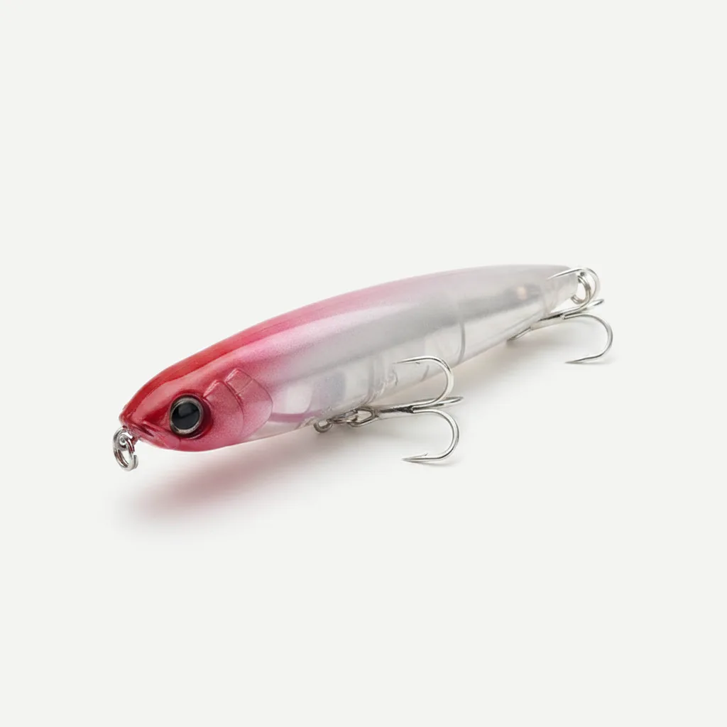 TSUYOKI 3DR Pencil Topwater Lure 100mm 17g Walk The Dog Surface Bait Reflective Flash StickBait For Seabass Yo-zuri Fish