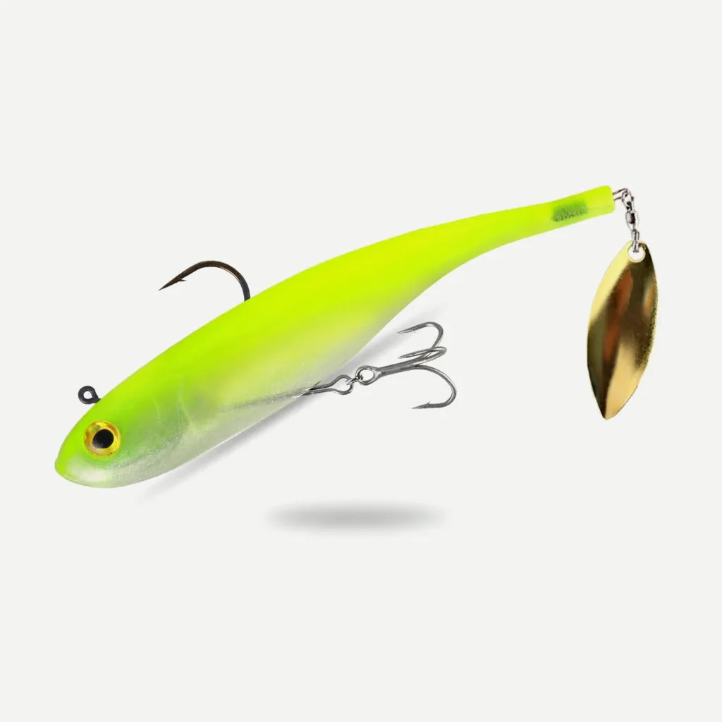 Kingdom 150mm Soft Swimbait with Spoon Tail, Sinking Bass Lure