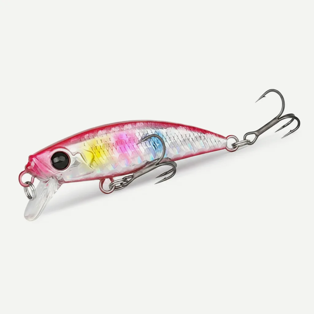TSURINOYA 46S Sinking Minnow Fishing Lure Intruder 46mm 5g Artificial Trout Ajing Stream Lake Jerkbait Rockfishing Hard 