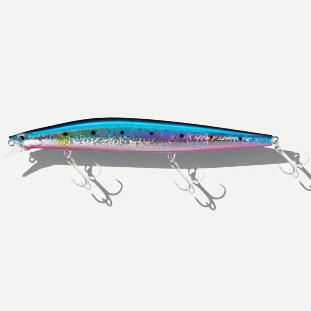 TSUYOKI Sinking Minnow Fishing Lures Black Bass Pike Artificial Tungsten Jerkbait Wobbler Silent Assassin 140S DW92 140m