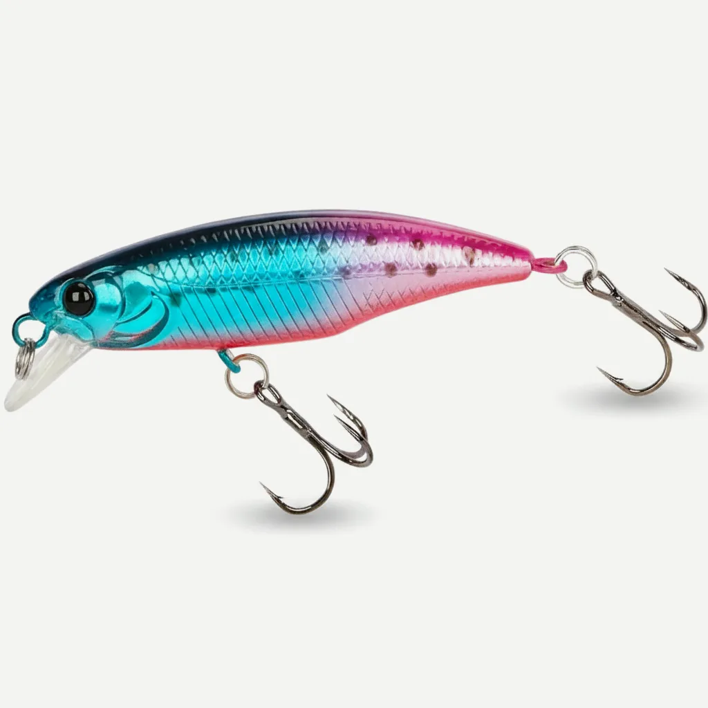 TSURINOYA Fishing Lure DW69 Sinking Minnow Hard Bait 48S 48mm 3.3g Fishing Wobblers Jerkbait Bass Trout Lure Swimbait