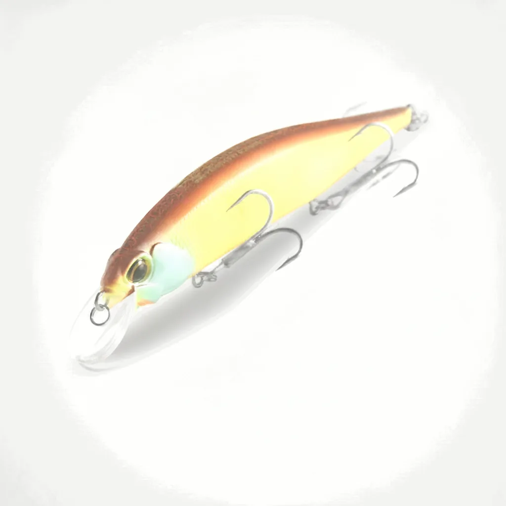 BEARKING 120mm Minnow Jerkbait, Hard Bait, 1-1.8m Diving Depth
