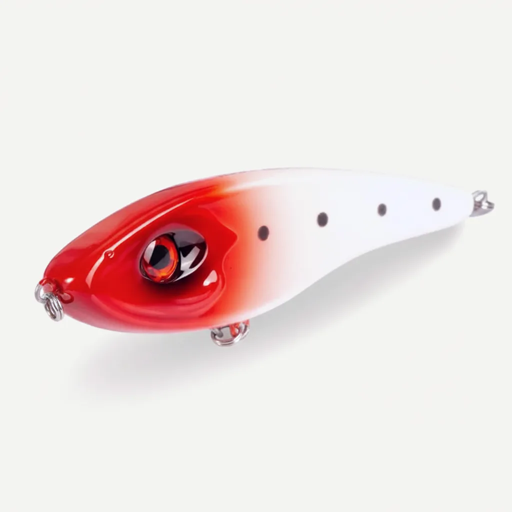 Hunthouse Musky Buster Jerkbait Fishing Lures 115mm 32g Vib Bait Slow Sinking Jerkbaits Fishing Tackle For Sea Bass Pike