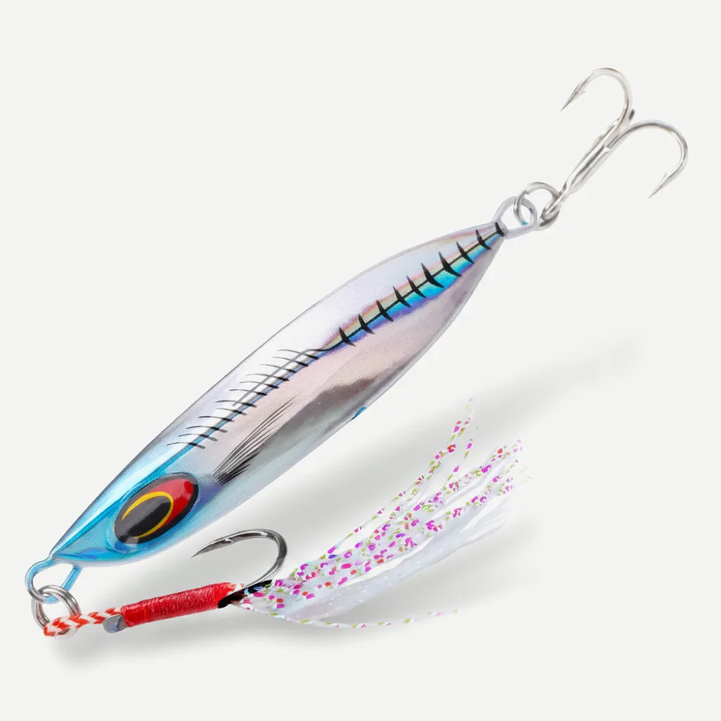 Hunthouse Metal Jig Fishing Lure Spoon Slow Sinking Hard Bait 65mm 20g jigging Casting For Saltwater Pike Bass Trout Fis