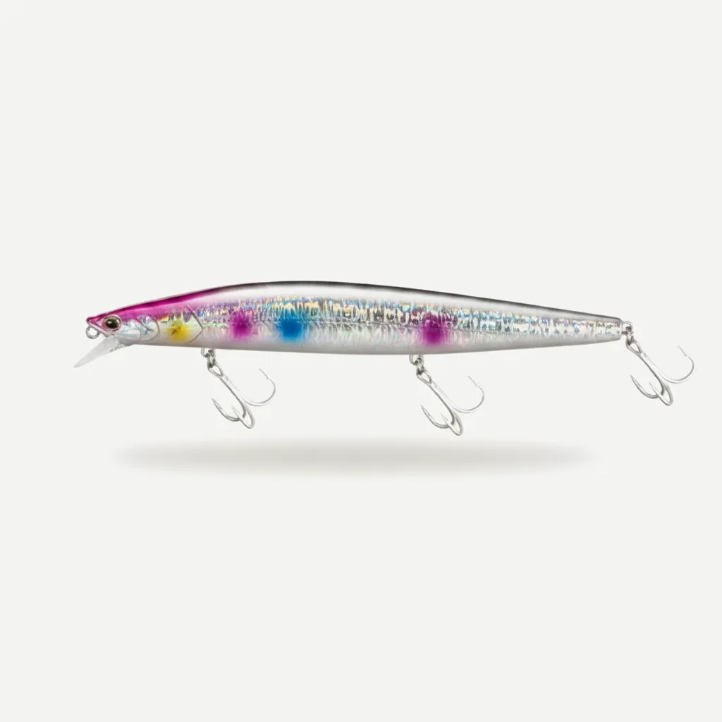 TSUYOKI Sinking Minnow Fishing Lures Black Bass Pike Artificial Tungsten Jerkbait Wobbler Silent Assassin 140S DW92 140m