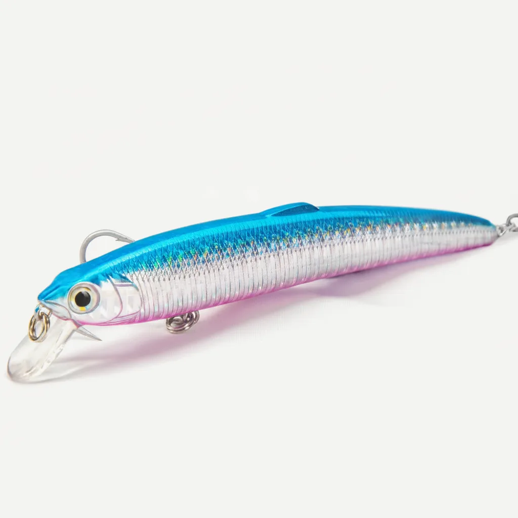 Hunthouse Saruna Minnow Fishing Lure 90&125&147mm Floating Jerkbait Hard Minnow Bait For Seabass Artificial Jerk Baits L